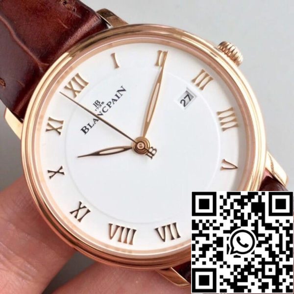 Blancpain Villeret 6651 3642 55B 1 1 Najboljša izdaja ZF Factory bela izbira ZDA replika Watch 6315 Blancpain Villeret 6651-3642-55B 1: 1 Najboljša izdaja ZF Factory bela izbira