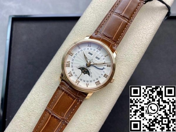 Blancpain Villeret 6654 1 1 Najboljša izdaja OM Factory V3 zlati primer ZDA replika Watch 1923 Blancpain Villeret 6654 1: 1 Najboljša izdaja OM Factory V3 zlati primer