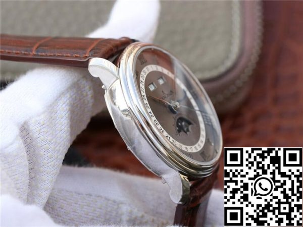 Blancpain Villeret 6654 1113 55B 1 1 Best Edition OM Factory V2 szürke számlap USA Replica óra 1955 Blancpain Villeret 6654-1113-55B 1:1 Best Edition OM Factory V2 szürke számlapja