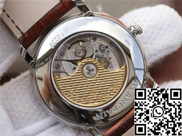 Blancpain Villeret 6654 1113 55B 1 1 Melhor Edição OM Factory V2 Mostrador Cinza EUA Réplica Relógio 3396 Blancpain Villeret 6654-1113-55B 1:1 Melhor Edição OM Factory V2 Mostrador Cinza