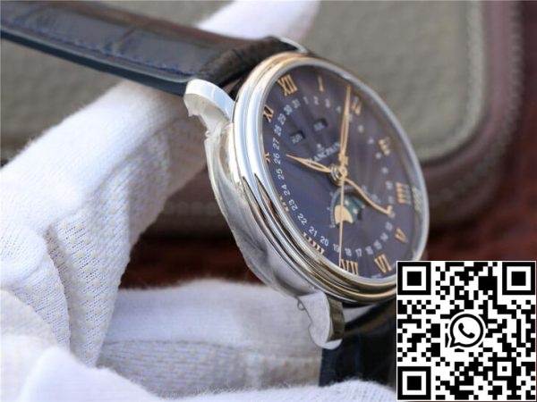 Blancpain Villeret 6654 1529 55B 1 1 Mejor Edición OM Factory V2 Esfera Azul US Reloj Replica 7990 Blancpain Villeret 6654-1529-55B 1:1 Mejor Edición OM Factory V2 Esfera Azul