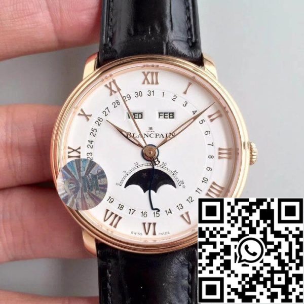 Blancpain Villeret 6654 3642 55B OM Factory 1 1 Best Edition Swiss ETA6654 US Replique Montres 5694 Blancpain Villeret 6654-3642-55B OM Factory 1:1 Best Edition Swiss ETA6654