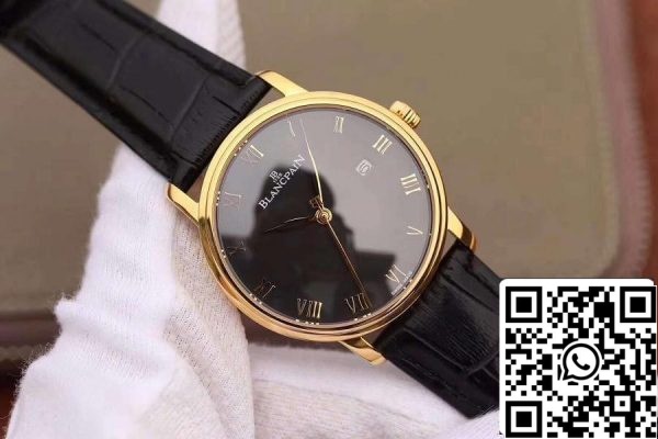 Blancpain Villeret Ultraplate 6651 1127 55B ZF Завод 1 1 Лучшее издание Швейцарский ETA1151 США Реплика Смотреть 9849 Blancpain Villeret Ultraplate 6651-1127-55B ZF Завод 1:1 Лучшее издание Швейцарский ETA1151