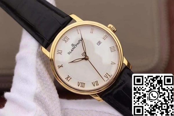 Blancpain Villeret Ultraplate 6651 3642 55 ZF Завод 1 1 Лучшее издание Швейцарский ETA1151 США Реплика Смотреть 1939 Blancpain Villeret Ultraplate 6651-3642-55 ZF Завод 1:1 Лучшее издание Швейцарский ETA1151