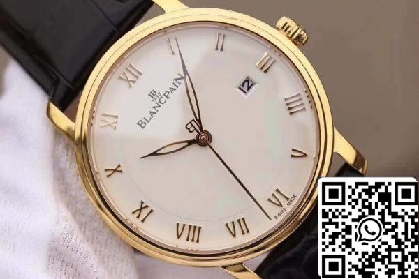 Blancpain Villeret Ultraplate 6651 3642 55 ZF Factory 1 1 Best Edition Swiss ETA1151 US Replica Watch 1948 Blancpain Villeret Ultraplate 6651-3642-55 ZF Factory 1:1 Best Edition Swiss ETA1151