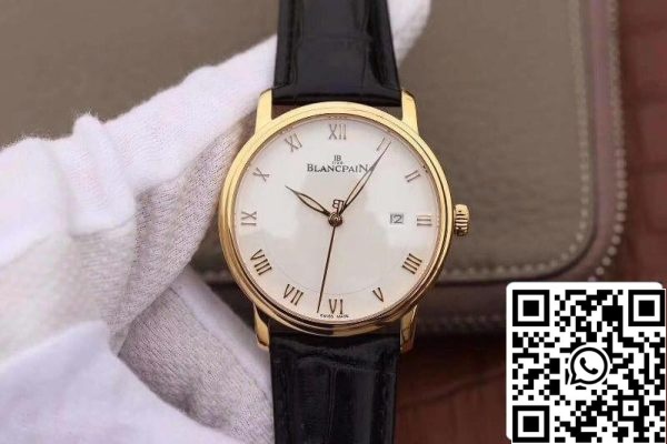 Blancpain Villeret Ultraplate 6651 3642 55 ZF Factory 1 1 Best Edition Swiss ETA1151 US Replica Uhr 578 Blancpain Villeret Ultraplate 6651-3642-55 ZF Factory 1:1 Best Edition Swiss ETA1151