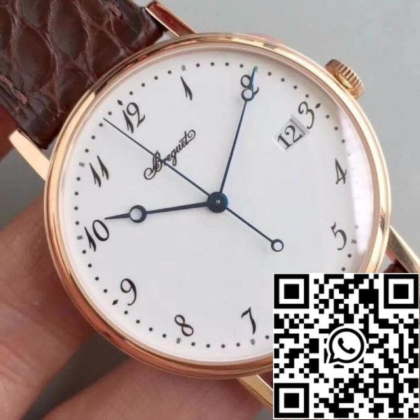 Breguet Classique 5177BR 29 9V6 MKS Factory 1 1 Best Edition Sveitsin ETA9015 18K Rose Gold US Replica katsella 5491 Breguet Classique 5177BR/29/9V6 MKS Factory 1: 1 Best Edition Sveitsin ETA9015 18K Rose Gold