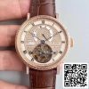 Breguet Classique Complications 5317BR 12 9V6 1:1 Best Edition Swiss Tourbillon Brown Leather Strap US Replica Watch 3036 Breguet Classique Complications 5317BR/12/9V6 1:1 Best Edition Swiss Tourbillon Brown Leather Strap