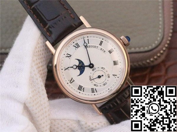 Breguet Classique Moonphase 4396 1 1 Best Edition Rose Gold Case US Replica Orologio 1973 Breguet Classique Moonphase 4396 1:1 Best Edition Rose Gold Case