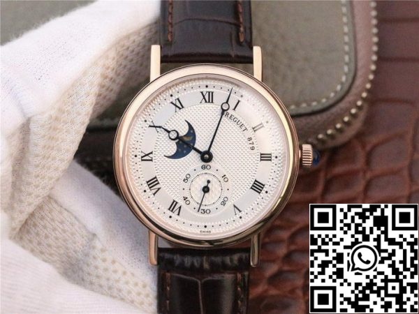 Breguet Classique Moonphase 4396 1 1 Лучшее издание розовое золото корпус США Реплика часы 3441 Breguet Classique Moonphase 4396 1:1 Лучшее издание розовое золото корпус