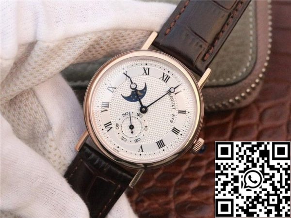 Breguet Classique Moonphase 4396 1 1 Лучшее издание розовое золото корпус США Реплика часы 5525 Breguet Classique Moonphase 4396 1:1 Лучшее издание розовое золото корпус