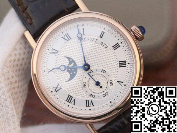 Breguet Classique Maanfase 4396 1 1 Best Edition Rose Gold Case US Replica Watch 6153 Breguet Classique Maanfase 4396 1 1 Best Edition Rose Gold Case