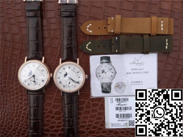 Breguet Classique Moonphase 4396 1 1 Лучшее издание розовое золото корпус США Реплика часы 7926 Breguet Classique Moonphase 4396 1:1 Лучшее издание розовое золото корпус