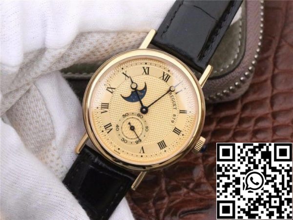 Breguet Classique Moonphase 4396 Men Watches 1 1 Best Edition Swiss ETA5165R Gold Dial US Replica Watch 1557 Breguet Classique Moonphase 4396 Men Watches 1:1 Best Edition Swiss ETA5165R Gold Dial