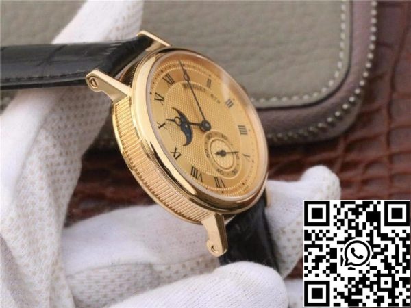 Breguet Classique Moonphase 4396 Moški ure 1 1 Najboljša izdaja švicarski ETA5165R Gold Dial ZDA replika Watch 5644 Breguet Classique Moonphase 4396 Moški ure 1: 1 Najboljša izdaja švicarski ETA5165R Gold Dial