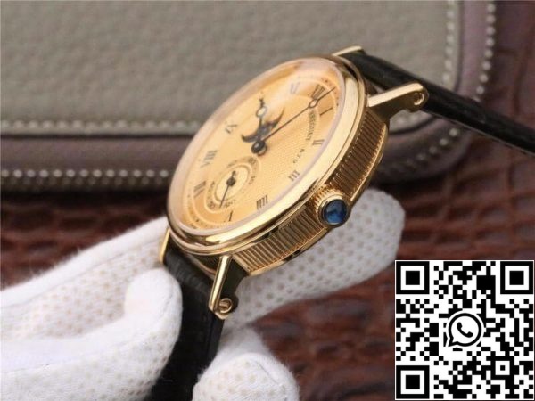 Breguet Classique Moonphase 4396 Herrenuhren 1 1 Best Edition Swiss ETA5165R Gold Dial US Replica Uhr 9715 Breguet Classique Moonphase 4396 Herrenuhren 1:1 Best Edition Swiss ETA5165R Gold Dial