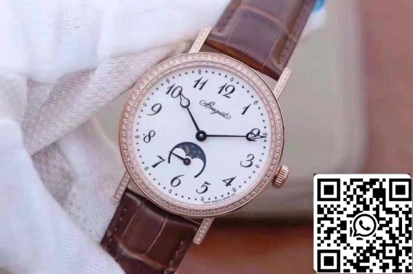 Breguet Classique Moonphase 9087BB 29 964 1 1 Melhor Edição Suíça ETA770 US Réplica Relógio 7086 Breguet Classique Moonphase 9087BB/29/964 1:1 Melhor Edição Suíça ETA770