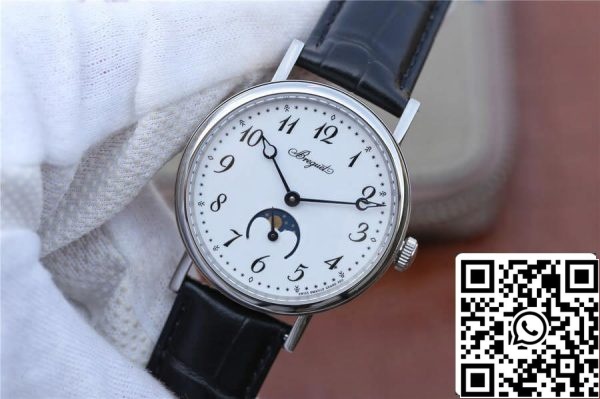 Breguet Classique Moonphase 9087BB 29 964 1 1 Mejor Edición TW Factory Esfera Blanca US Reloj Replica 3129 Breguet Classique Moonphase 9087BB/29/964 1:1 Mejor Edición TW Factory Esfera Blanca