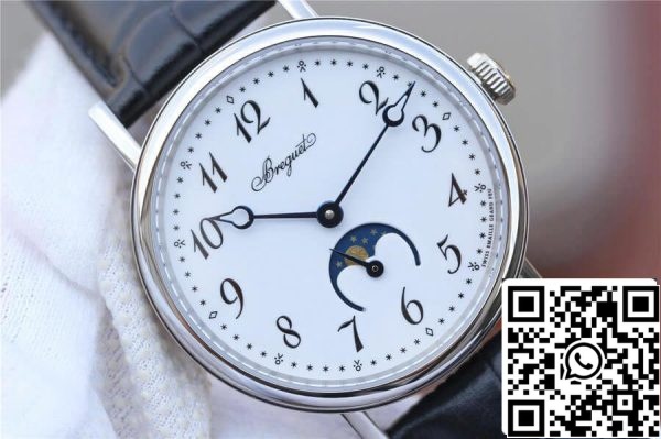 Breguet Classique Moonphase 9087BB 29 964 1 1 Best Edition TW Factory White Dial Yhdysvaltain Replica katsella 503 Breguet Classique Moonphase 9087BB/29/964 1: 1 Best Edition TW Factory White Dial