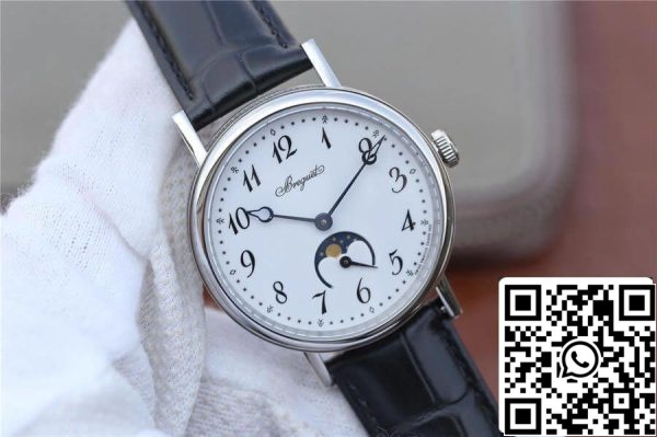 Breguet Classique Moonphase 9087BB 29 964 1 1 Mejor Edición TW Factory Esfera Blanca US Reloj Replica 8613 Breguet Classique Moonphase 9087BB/29/964 1:1 Mejor Edición TW Factory Esfera Blanca