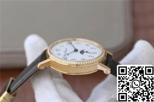 Breguet Classique Moonphase 9087BB 29 964 1 1 Best Edition TW Factory sárga arany gyémánt US Replica Watch 313 Breguet Classique Moonphase 9087BB/29/964 1:1 Best Edition TW Factory sárga arany gyémánt