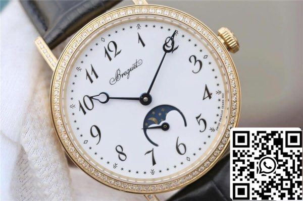 Breguet Classique Moonphase 9087BB 29 964 1 1 Лучшее издание TW завод желтого золота алмаз США Реплика часы 4132 Breguet Classique Moonphase 9087BB/29/964 1:1 Лучшее издание TW завод желтого золота алмаз