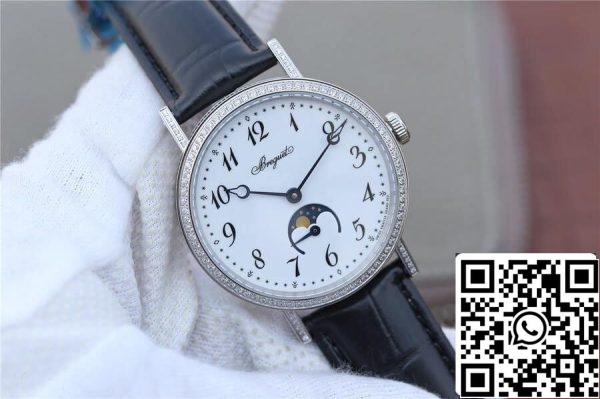 Breguet Classique Moonphase 9088BB 29 964 DD0D 1 1 Best Edition TW Factory Quadrante Bianco Replica Orologio 3049 Breguet Classique Moonphase 9088BB/29/964/DD0D 1:1 Best Edition TW Factory Quadrante Bianco