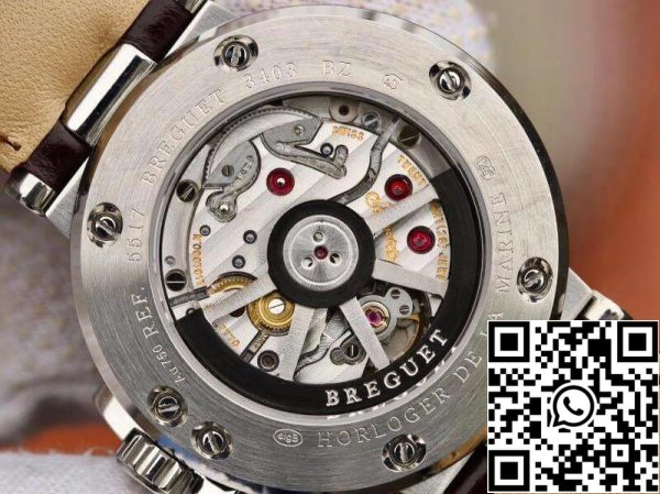 Breguet MARINE 5517TI G2 9ZU V9 tovarne mehanske ure 1 1 Najboljša izdaja švicarski ETA9015 Grey dial ZDA replika Watch 8617 Breguet MARINE 5517TI/G2/9ZU V9 tovarne mehanske ure 1: 1 Najboljša izdaja švicarski ETA9015 Grey dial