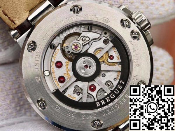 Breguet MARINE 5517TI G2 9ZU V9 tovarne mehanske ure 1 1 Najboljša izdaja švicarski ETA9015 Grey dial ZDA replika Watch 9145 Breguet MARINE 5517TI/G2/9ZU V9 tovarne mehanske ure 1: 1 Najboljša izdaja švicarski ETA9015 Grey dial