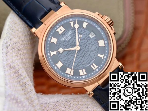 Breguet Marine 5517 1 1 Best Edition V9 Gyár Rose Gold US Replica Watch 2102 Breguet Marine 5517 1:1 Best Edition V9 Gyár Rose Gold