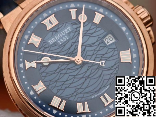 Breguet Marine 5517 1 1 Best Edition V9 Factory Rose Gold US Replica Watch 3651 Breguet Marine 5517 1:1 Best Edition V9 Factory Rose Gold