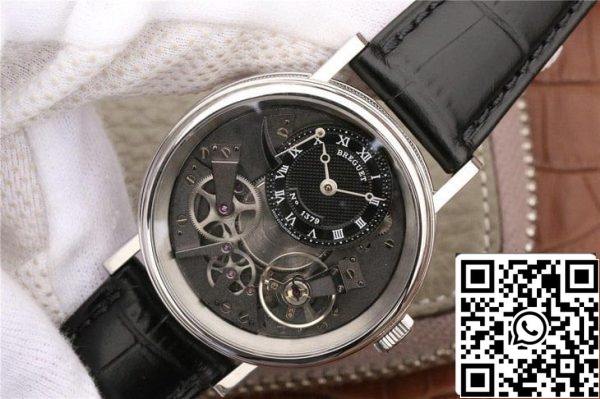 Breguet Tradition 7057BB G9 9W6 1 1 Най-доброто издание скелетон набиране САЩ реплика часовник 6499 Breguet Tradition 7057BB/G9/9W6 1: 1 Най-доброто издание скелетон набиране