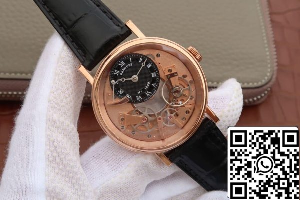 Breguet Tradition 7057BR R9 9W6 1 1 Best Edition Rose Gold Dial US Replica Watch 1955 Breguet Tradition 7057BR/R9/9W6 1:1 Best Edition Rose Gold Dial