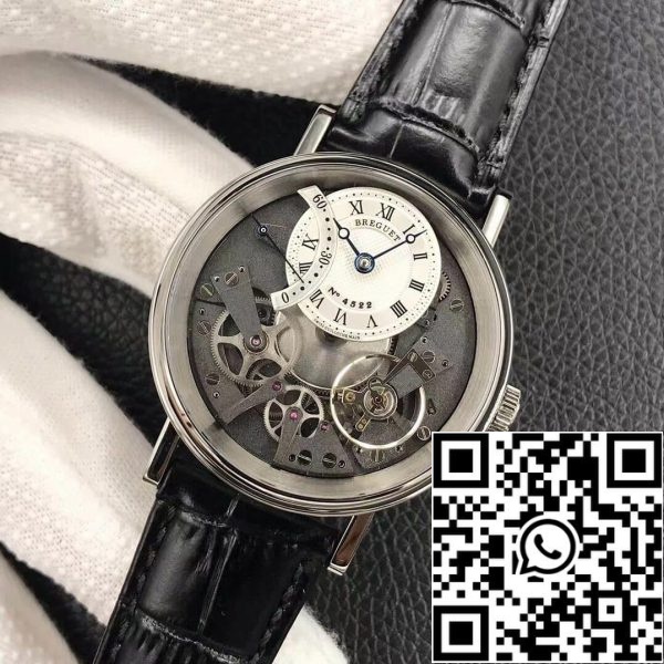 Breguet Традиция 7097 7097BB G1 9WU 1 1 Лучшее издание ZF Завод 18k Белое золото США Реплика часы 8711 Breguet Традиция 7097 7097BB/G1/9WU 1:1 Лучшее издание ZF Завод 18k Белое золото