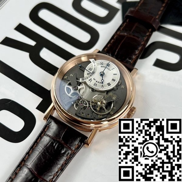 Breguet Tradition 7097BR G1 9WU 1 1 Best Edition ZF Factory 18k Rose Gold US Replica Klocka 7104 Breguet Tradition 7097BR/G1/9WU 1:1 Best Edition ZF Factory 18k Rose Gold