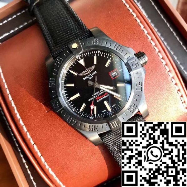 Breitling Avenger Blackbird 44 V17310101B1W1 Швейцарски оригинален механизъм САЩ реплика часовник 3934 Breitling Avenger Blackbird 44 V17310101B1W1 Швейцарски оригинален механизъм