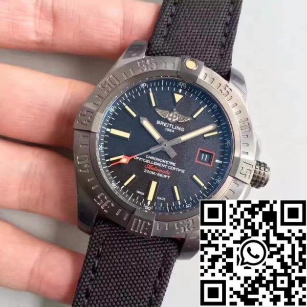 Breitling Avenger Blackbird 44 V1731110 BD74 109W M20BASA 1 GF Factory 1 1 Mejor Edición Suiza ETA2824 2 US Replica Watch 3583 Breitling Avenger Blackbird 44 V1731110/BD74/109W/M20BASA.1 GF Factory 1:1 Mejor Edición Suiza ETA2824-2