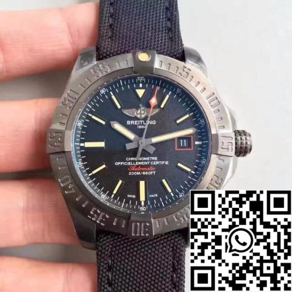 Breitling Avenger Blackbird 44 V1731110 BD74 109W M20BASA 1 GF Factory 1 1 Best Edition Swiss ETA2824 2 US Replica Watch 7627 Breitling Avenger Blackbird 44 V1731110/BD74/109W/M22 Best Edition 109W/M20 Swiss Edition 109W/M20.