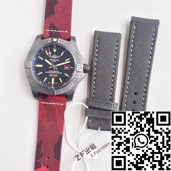 Breitling Avenger Blackbird V1731110 BD74 109W M20BASA 1 GF Factory 1 1 Best Edition svájci ETA2824 2 fekete számlap amerikai Replica Watch 8048 Breitling Avenger Blackbird V1731110/BD74/109W/M20BASA.1 GF Factory 1:1 Best Edition svájci ETA2824-2 fekete számlapos