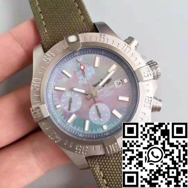 Breitling Avenger E1338310 M534 253S E20DSA 2 GF Завод 1 1 Лучшее издание Швейцарский ETA7750 синий перламутровый циферблат США Реплика Смотреть 4384 Breitling Avenger E1338310/M534/253S/E20DSA.2 GF Завод 1:1 Лучшее издание Швейцарский ETA7750 синий перламутровый циферблат