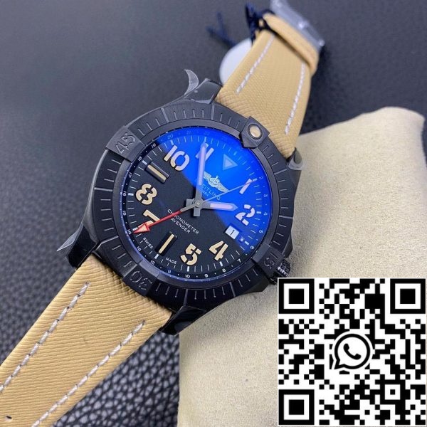 Breitling Avenger GMT 45 V32395101B1X1 1 1 Лучшее издание GF Завод Титановый корпус США Реплика Смотреть 3622 Breitling Avenger GMT 45 V32395101B1X1 1:1 Лучшее издание GF Завод Титановый корпус