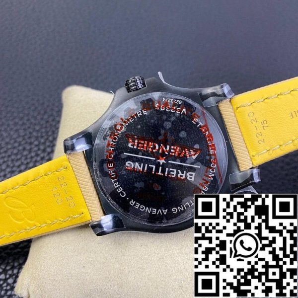 Breitling Avenger GMT 45 V32395101B1X1 1 1 Най-доброто издание GF фабрика титаниев корпус САЩ реплика часовник 3763 Breitling Avenger GMT 45 V32395101B1X1 1: 1 Най-доброто издание GF фабрика титаниев корпус