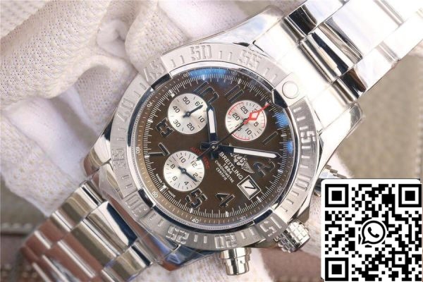 Breitling Avenger II A1338111 F564 170A 1 1 Best Edition GF Factory ruostumattomasta teräksestä USA Replica katsella 3482 Breitling Avenger II A1338111/F564/170A 1:1 Best Edition GF Factory ruostumattomasta teräksestä