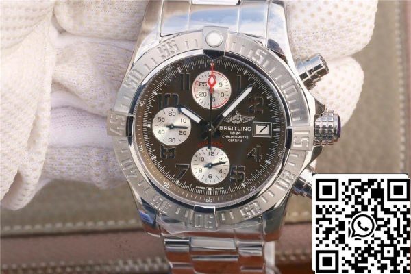 Breitling Avenger II A1338111 F564 170A 1 1 Best Edition GF Factory Rustfrit stål US Replica Watch 8446 Breitling Avenger II A1338111/F564/170A 1:1 Best Edition GF Factory Rustfrit stål