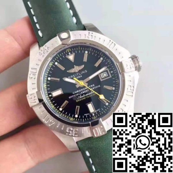 Breitling Avenger II A1733110 BC30 435X A20BASA 1 GF Factory 1:1 Best Edition Swiss ETA2836 Dark Green Dial US Replica Uhr 1295 Breitling Avenger II A1733110/BC30/435X/A20BASA.1 GF Factory 1:1 Best Edition Swiss ETA2836 Dark Green Dial