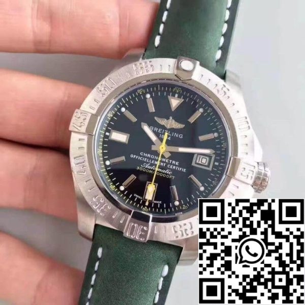 Breitling Avenger II A1733110 BC30 435X A20BASA 1 GF Factory 1:1 Best Edition Swiss ETA2836 Dark Green Dial US Replica Watch 155 Breitling Avenger II A1733110/BC30/435X/A20BASA.1 GF Factory 1:1 Best Edition Swiss ETA2836 Dark Green Dial