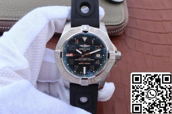 Breitling Avenger II A3239011 BC34 152S A20S 1 GF Factory 1 1 Mejor Edición suiza ETA2836 Esfera Negro EE.UU. Replica Watch 6724 Breitling Avenger II A3239011/BC34/152S/A20S.1 GF Factory 1:1 Mejor Edición suiza ETA2836 Esfera Negro