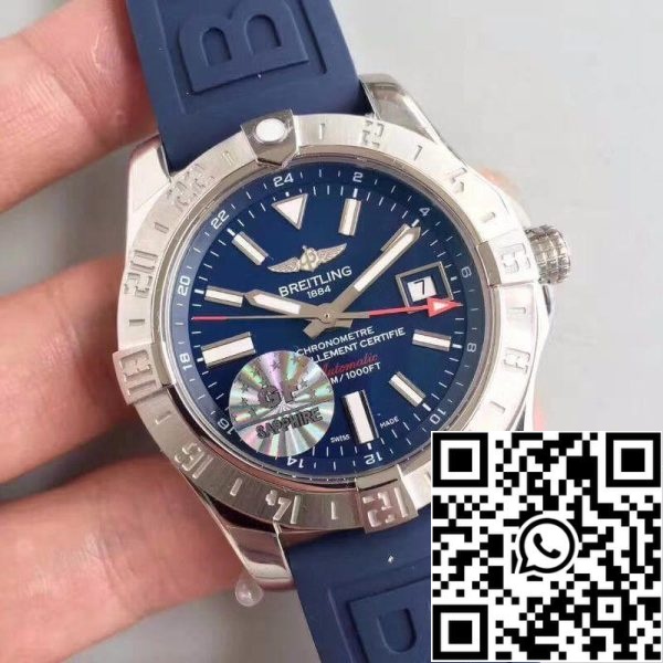 Breitling Avenger II GMT A3239011 BC35 170A GF Фабрика Мъжки часовници 1 1 Най-доброто издание швейцарски ETA2836 САЩ реплика часовник 9989 Breitling Avenger II GMT A3239011/BC35/170A GF Фабрика Мъжки часовници 1: 1 Най-доброто издание швейцарски ETA2836