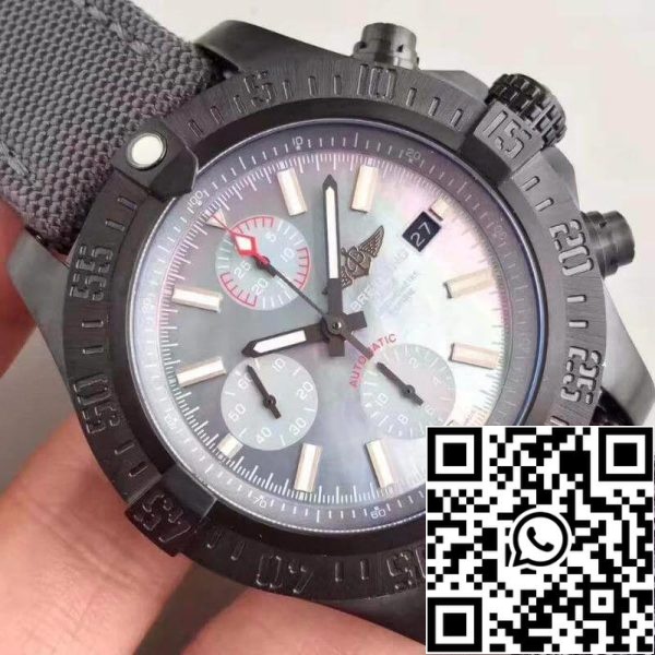 Breitling Avenger II M13371BU GF Factory 1 1 Най-доброто издание швейцарски ETA7750 майка на перла Dial САЩ реплика часовник 3158 Breitling Avenger II M13371BU GF Factory 1: 1 Най-доброто издание швейцарски ETA7750 майка на перла Dial