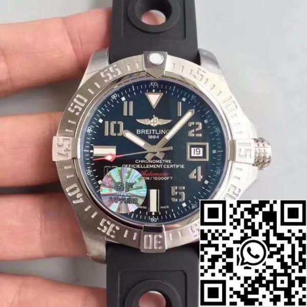 Breitling Avenger II Seawolf A1733110 F563 153S A20DSA 2 GF Factory 1 1 Best Edition Swiss ETA2824 2 US Réplica Relógio 3549 Breitling Avenger II Seawolf A1733110/F563/153S/A20DSA.2 GF Factory 1:1 Best Edition Swiss ETA2824-2